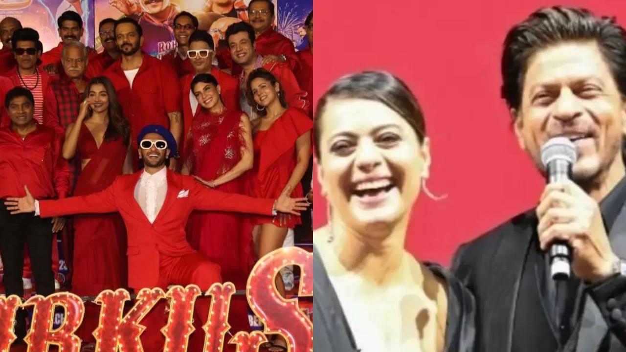 Ranveer Singh with the entire start cast of 'Cirkus', Shah Rukh Khan with Kajol at the Red Sea International Film Festival
